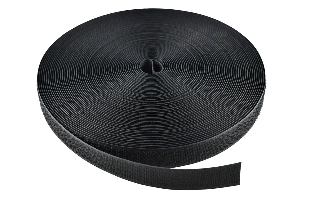 Black Sew on Hook and Loop 1 inch, 10 yards Velcro Brand 